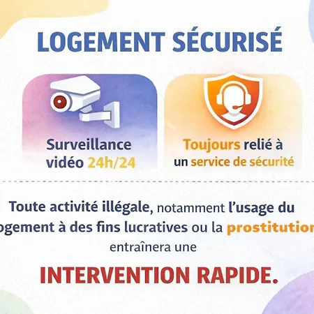 Apartamento Lumineux, Confortable Et Calme, Parking